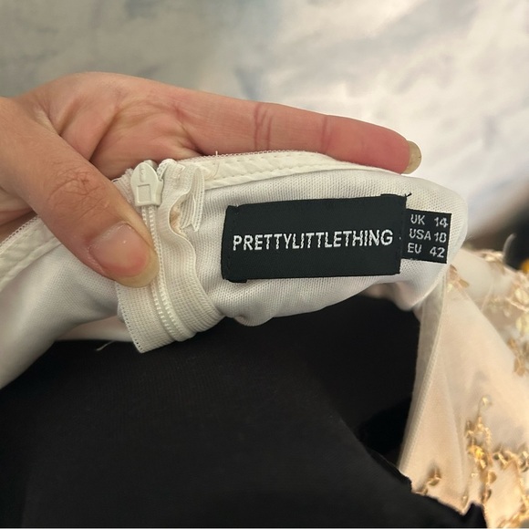 Pretty Little Thing Pink Long Sleeve Midi size 14 (L) - Picture 5 of 6